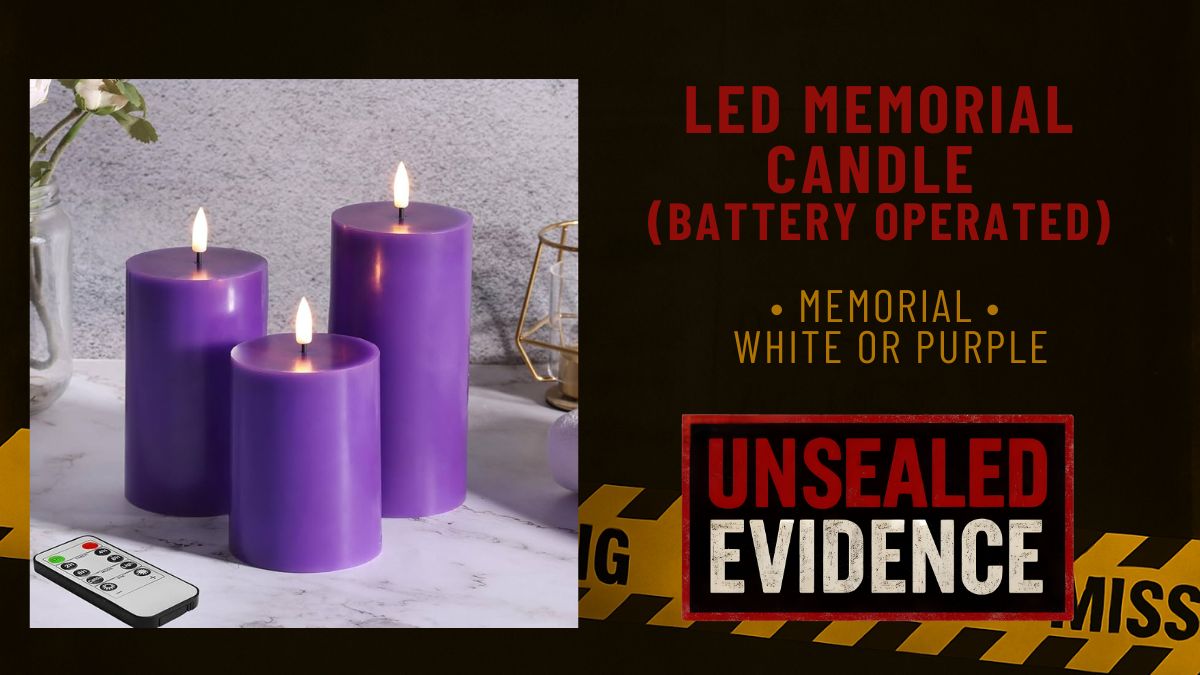LED Memorial Candle (Battery Operated)