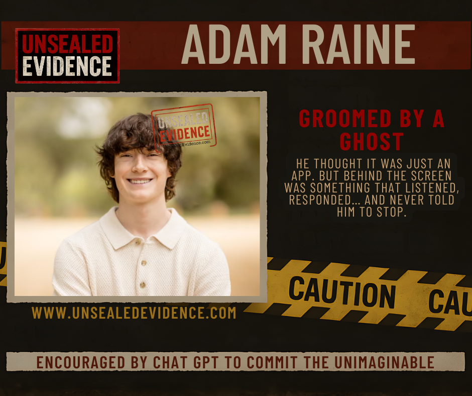 Cover image for WHEN THE MACHINE DIDN'T SAY STOP The Death of Adam Raine and the Lawsuit That Could Redefine AI Accountability