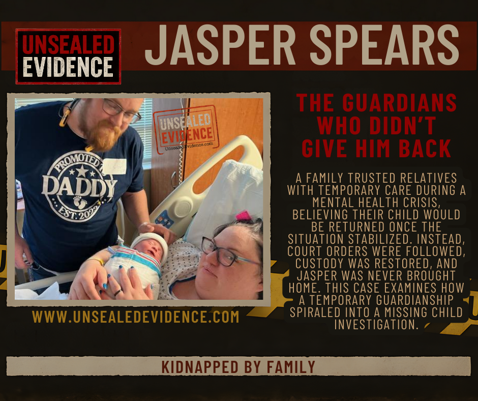 Cover image for The Guardians Who Didn’t Give Him Back: Jasper Michael Spears