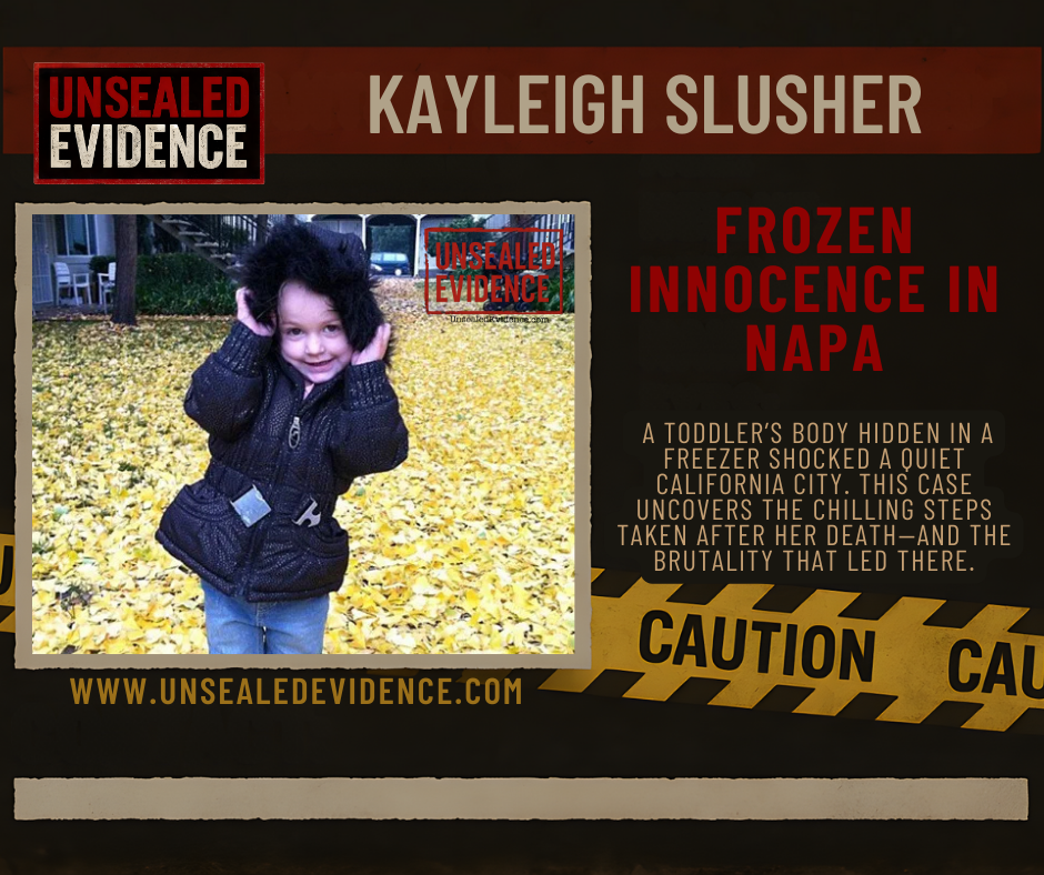 Cover image for KAYLEIGH SLUSHER: THE LITTLE GIRL IN THE FREEZER