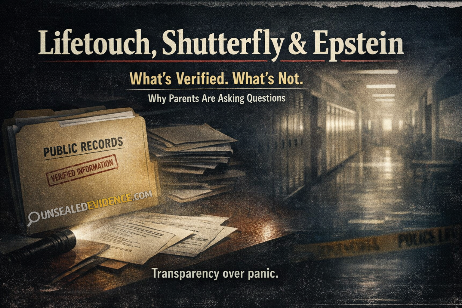 Lifetouch, Shutterfly, and Epstein: What’s Verified, What’s Not, and Why Parents Want Transparency cover image